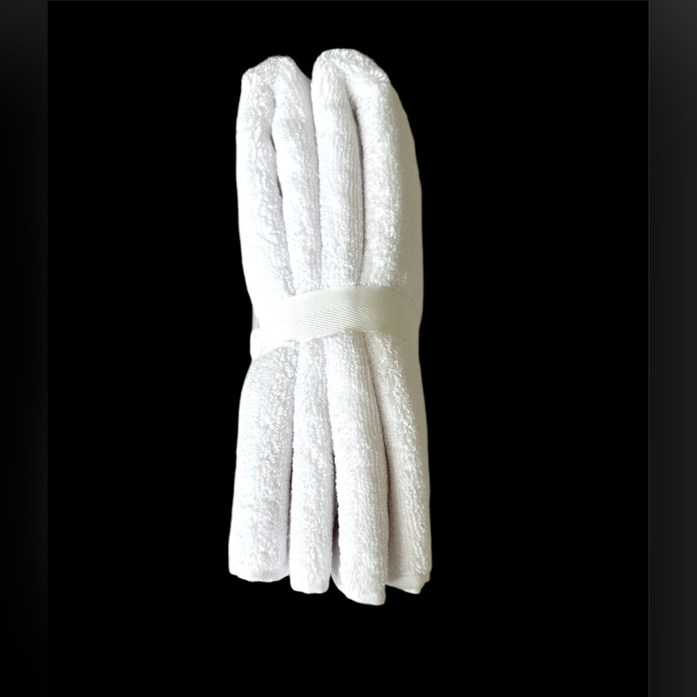 Hotel Collection 2 Pc Hand Towels Bathroom 100% Cotton SUSTAINABLY MADE NEW!!! - Picture 3 of 6
